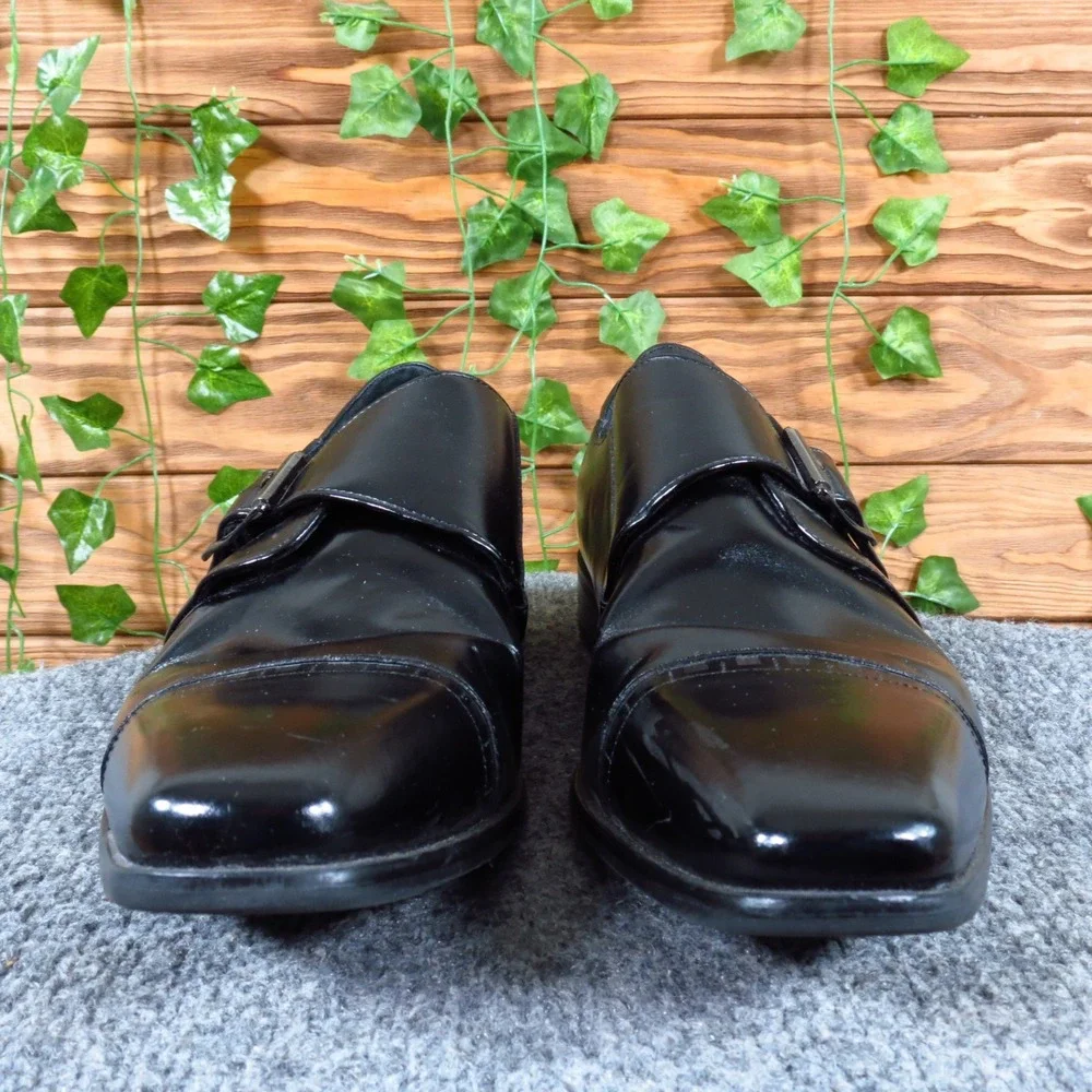 Stacy Adams 25105-001 Mens Monk Strap Shoe Size 8.5M Formal Business Black